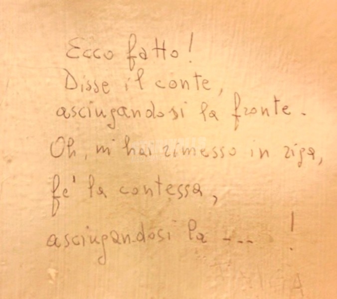 Scritte sui Muri Filastrocca