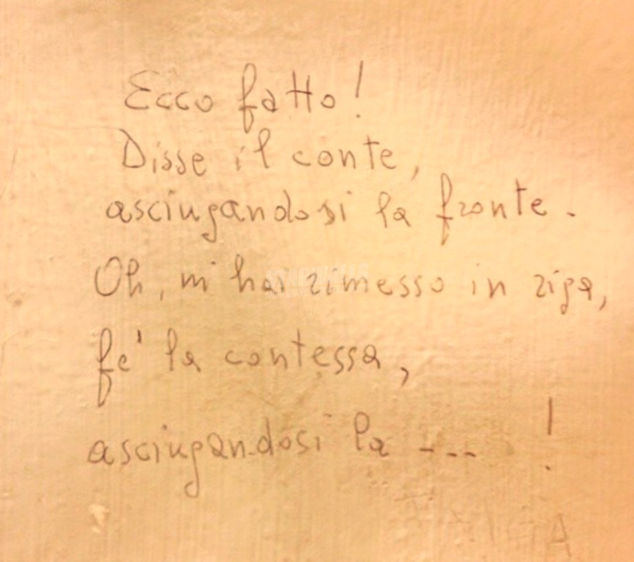 Scritte sui Muri Filastrocca