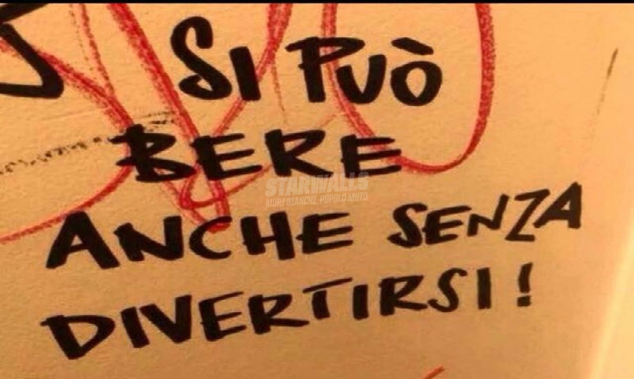 Scritte sui Muri Ma perchè rischiare?