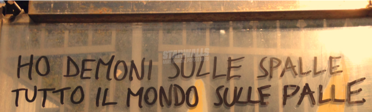 Scritte sui Muri Sei messa male