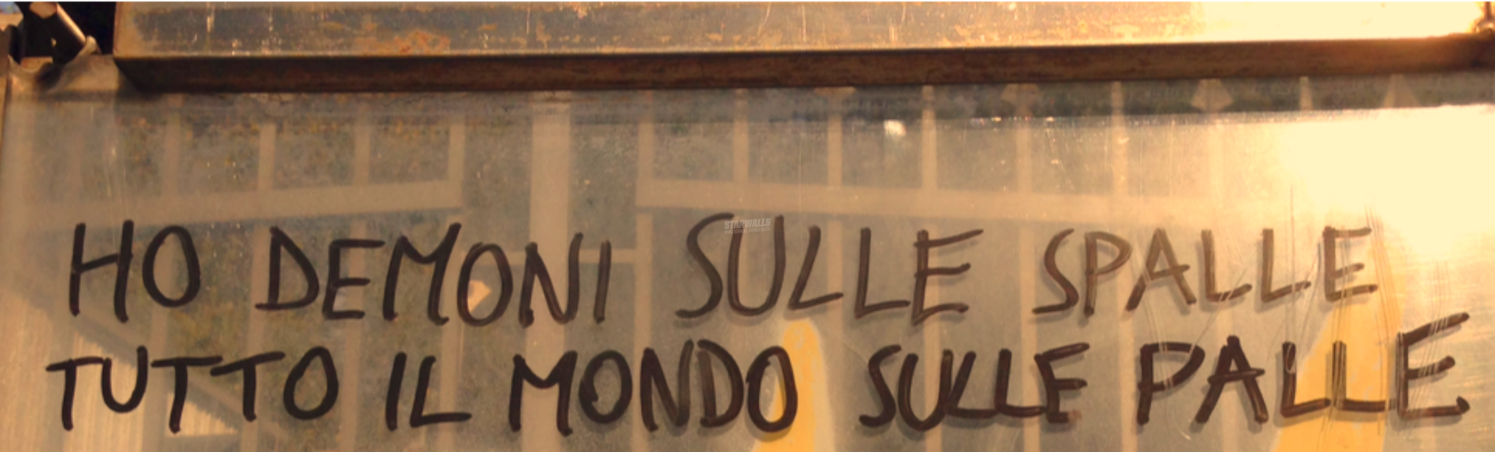 Scritte sui Muri Sei messa male