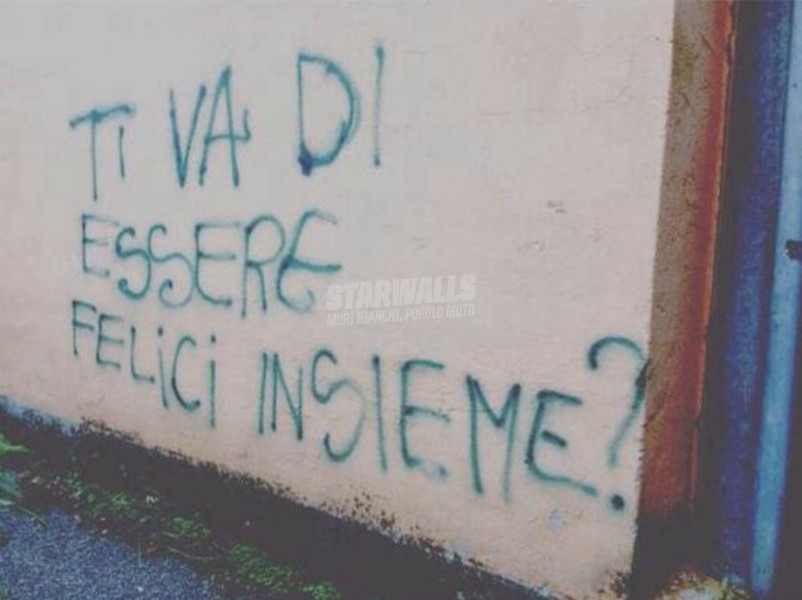 Scritte sui Muri Io e te, tu ed io