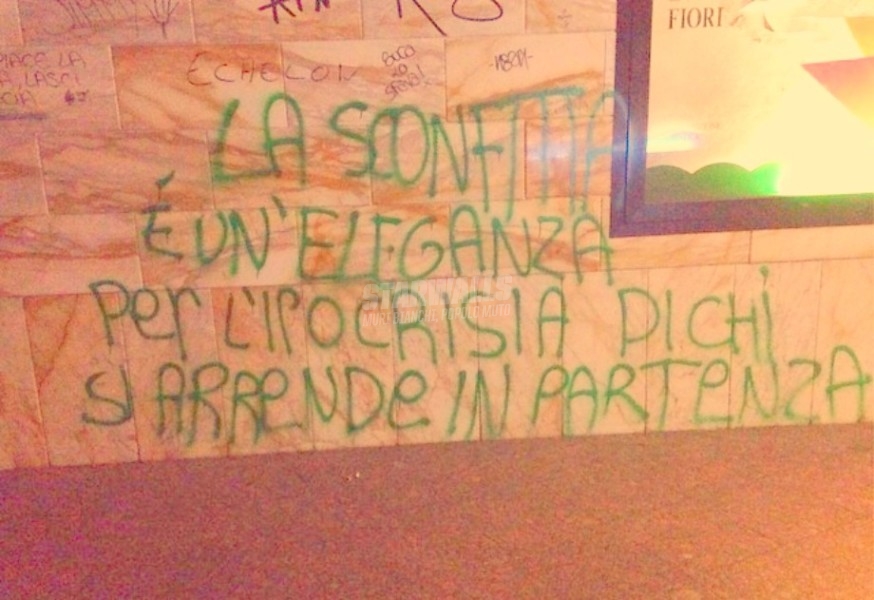 Scritte sui Muri Cruda verità