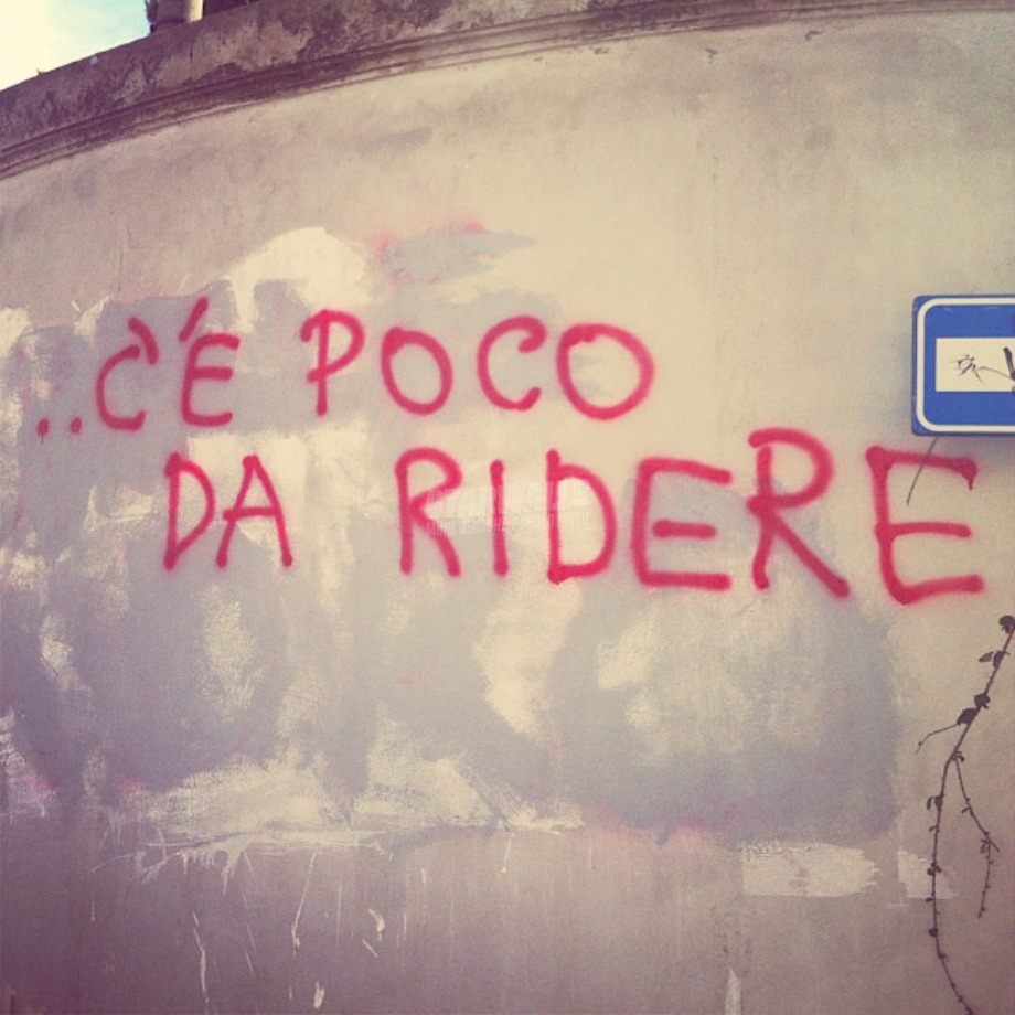 Scritte sui Muri C'è da piangere