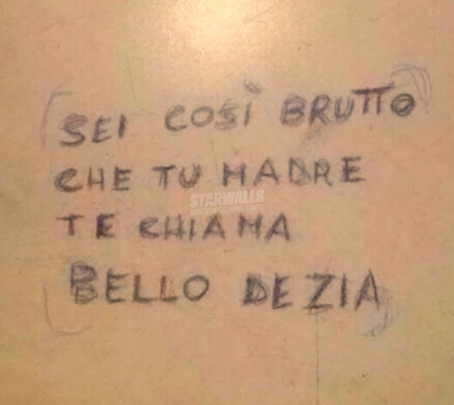 Scritte sui Muri Infanzia difficile