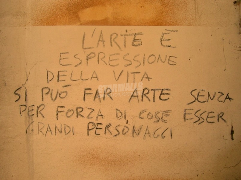 Scritte sui Muri L'arte è