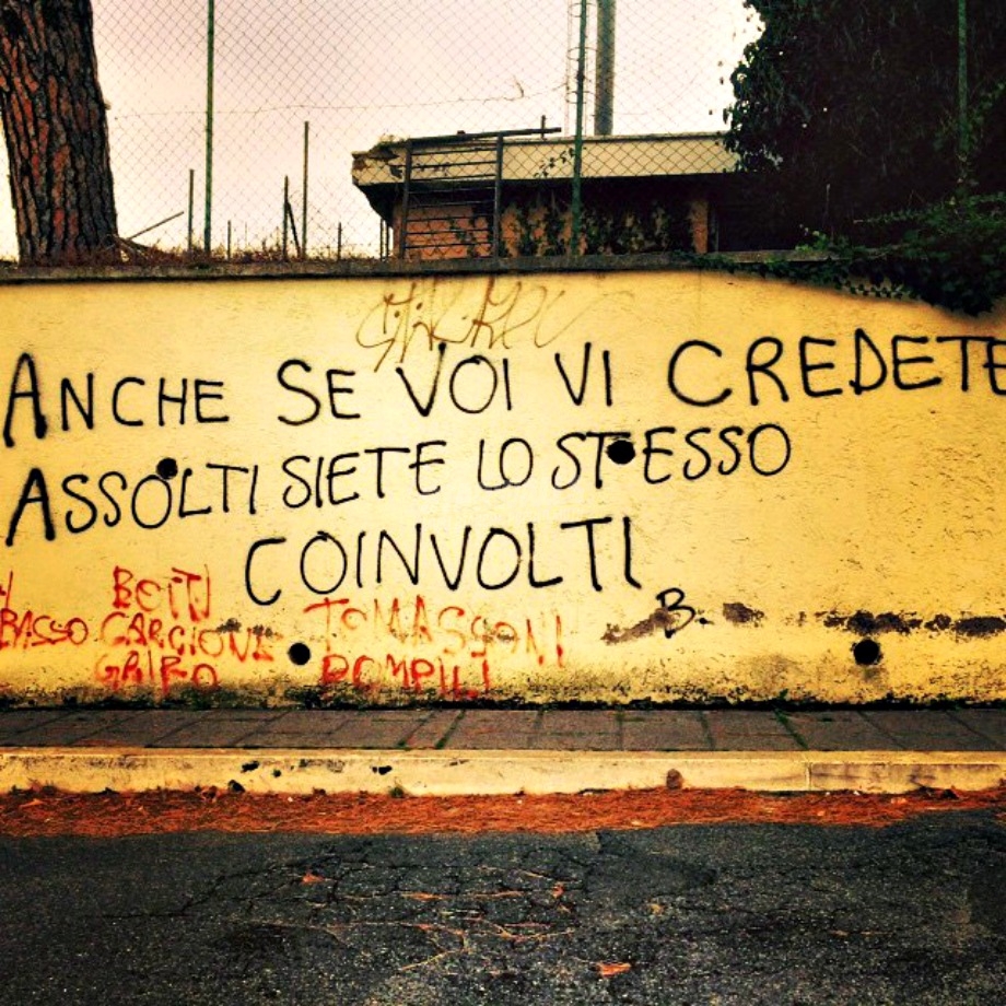 Scritte sui Muri Caso Cucchi