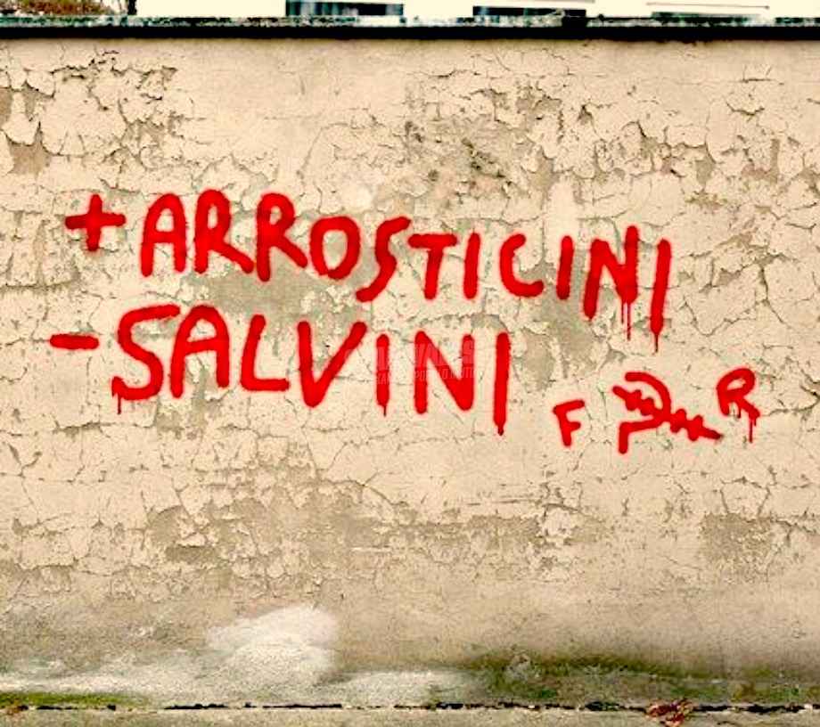 Scritte sui Muri Falce e rostello