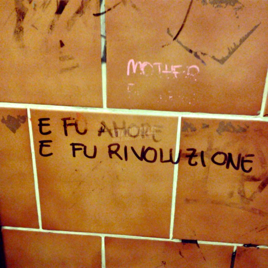 Scritte sui Muri E fu