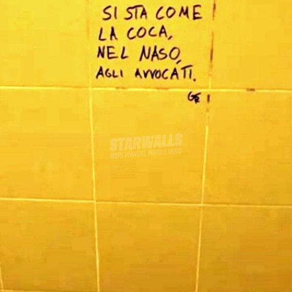 Scritte sui Muri Nasi agitati