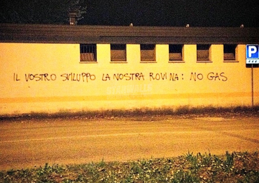 Scritte sui Muri No gas