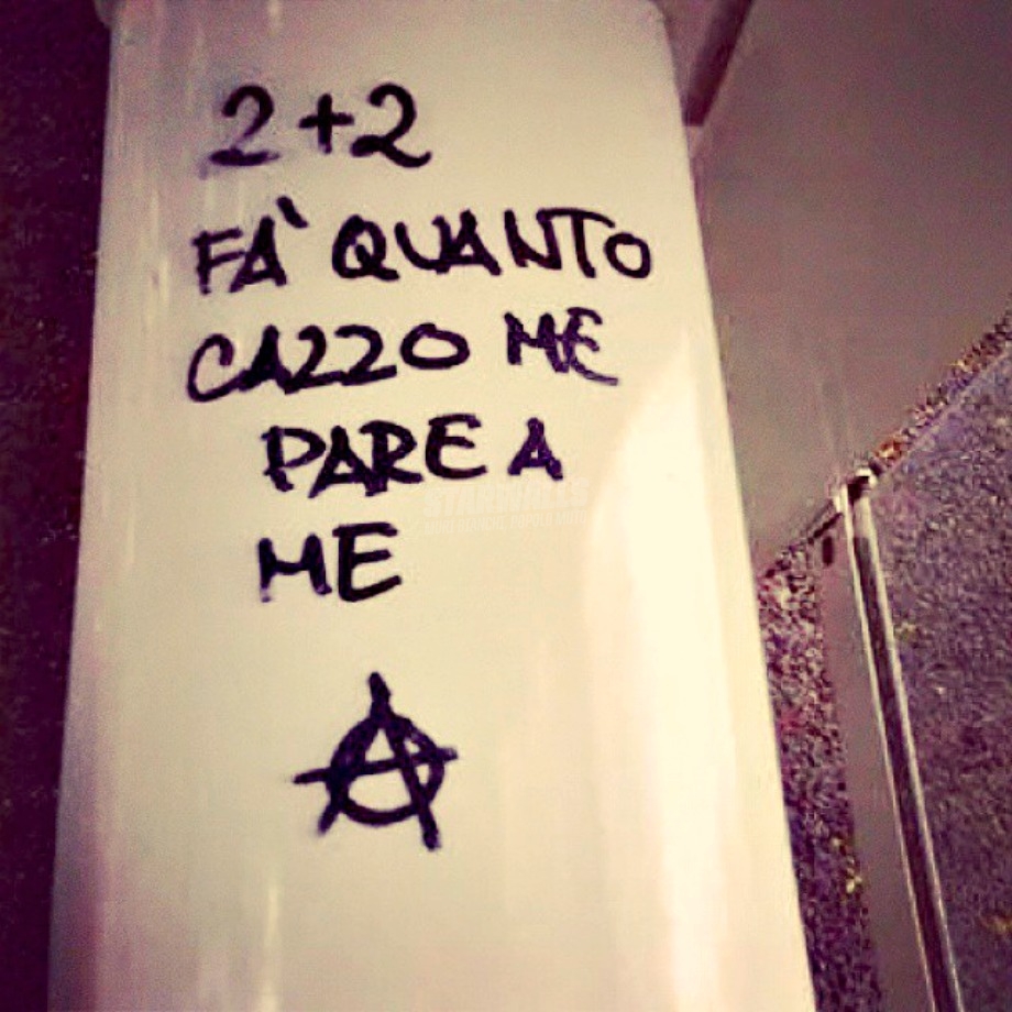 Scritte sui Muri Sono solo conti miei