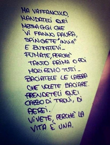 Scritte sui Muri Vivere