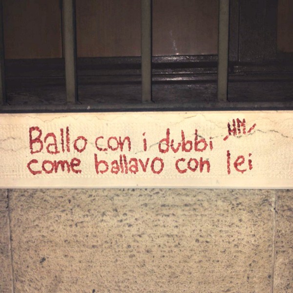 Scritte sui Muri Ballata del dubbio