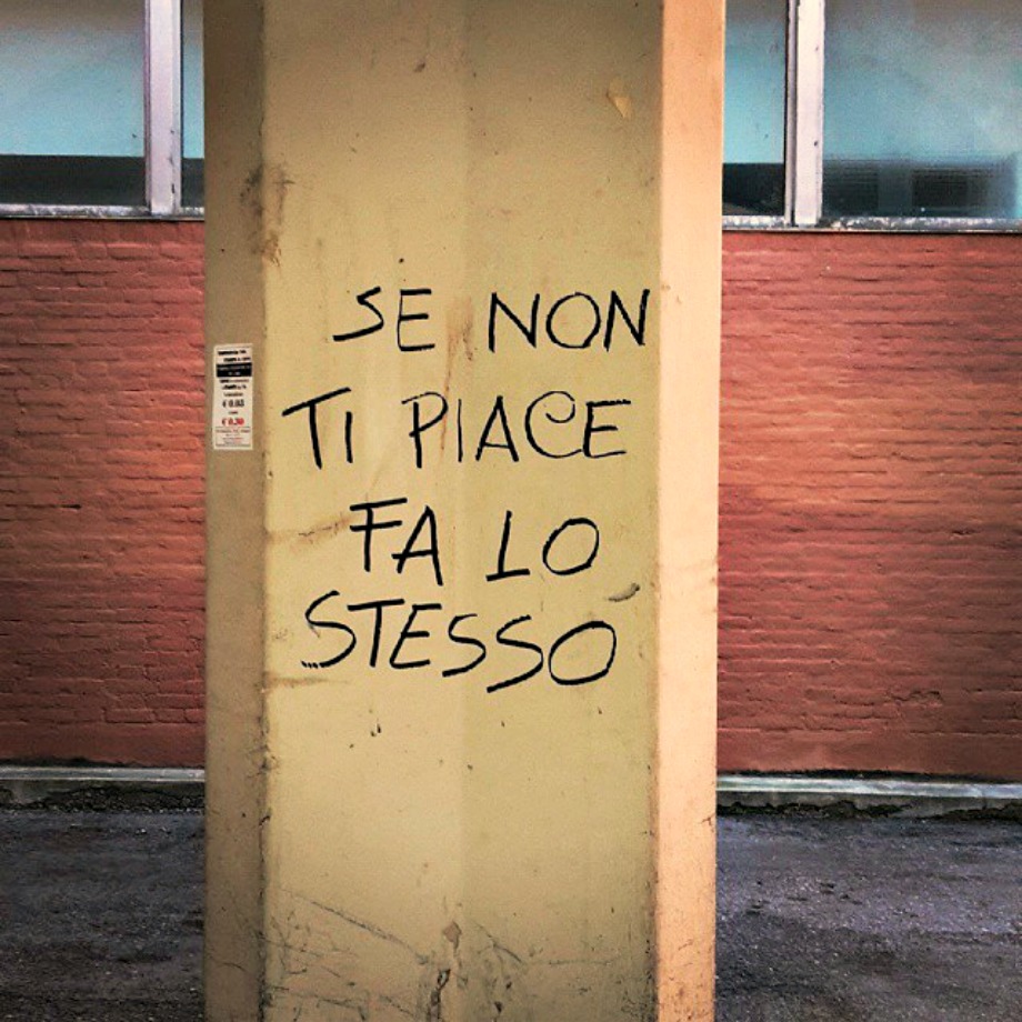 Scritte sui Muri Fattene una ragione