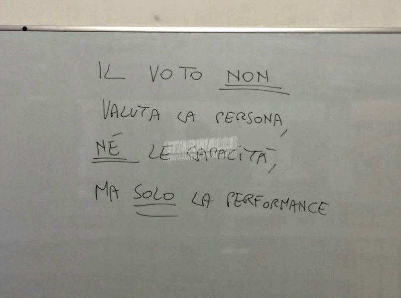 Scritte sui Muri La prestazione