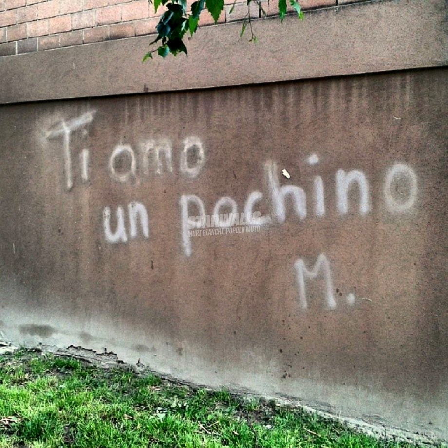 Scritte sui Muri Mai sbilanciarsi