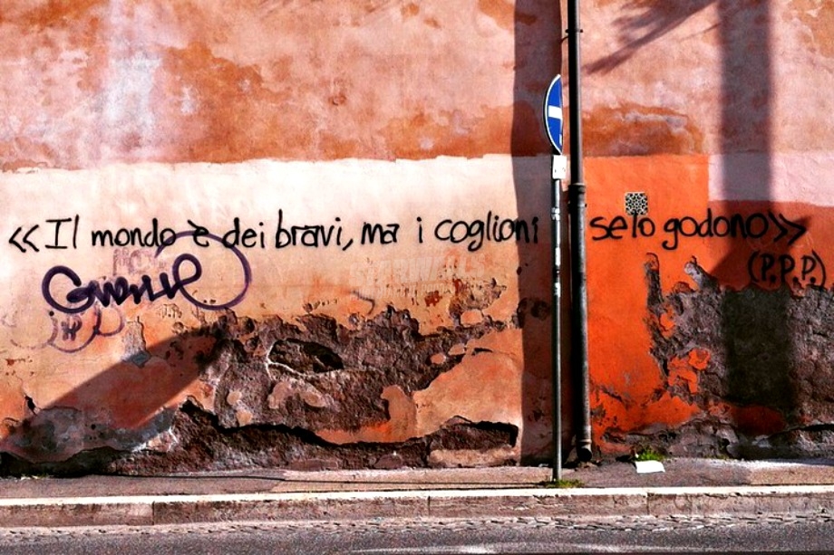 Scritte sui Muri Cit. Pasolini