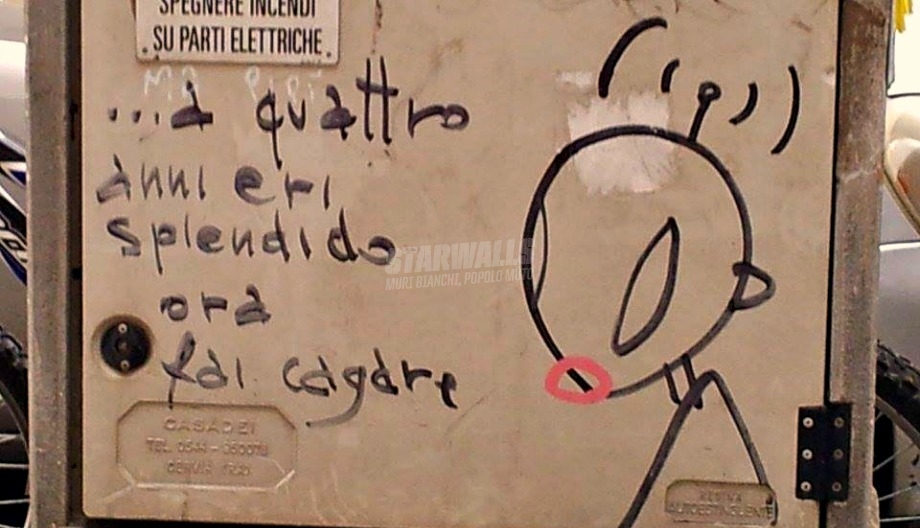 Scritte sui Muri Ti trovo bene