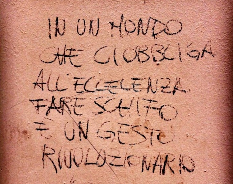 Scritte sui Muri Azione sovversiva