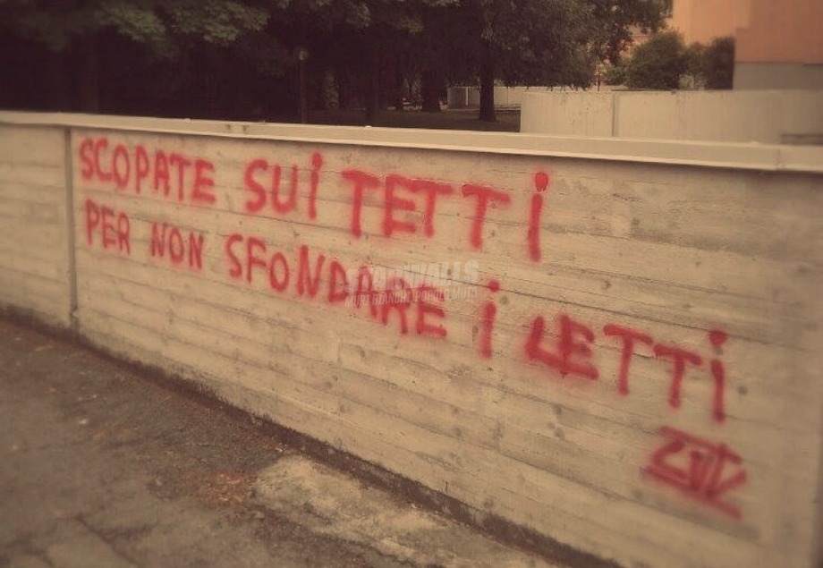 Scritte sui Muri Far di necessità virtù