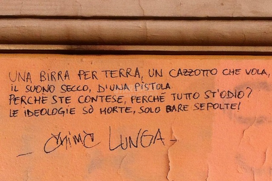 Scritte sui Muri Societá autodistruttiva