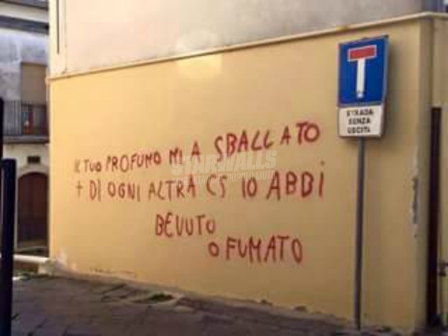 Scritte sui Muri Strada senza uscita