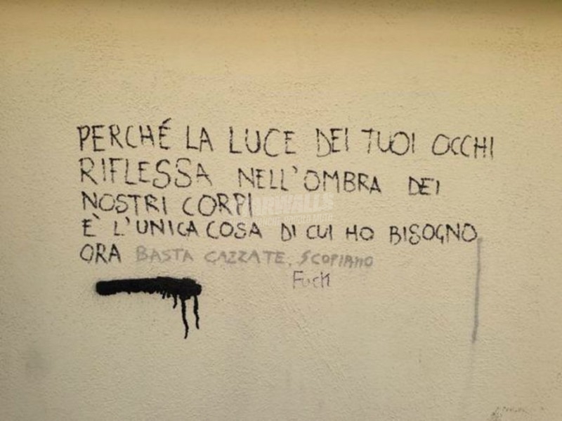 Scritte sui Muri Concretezza meneghina