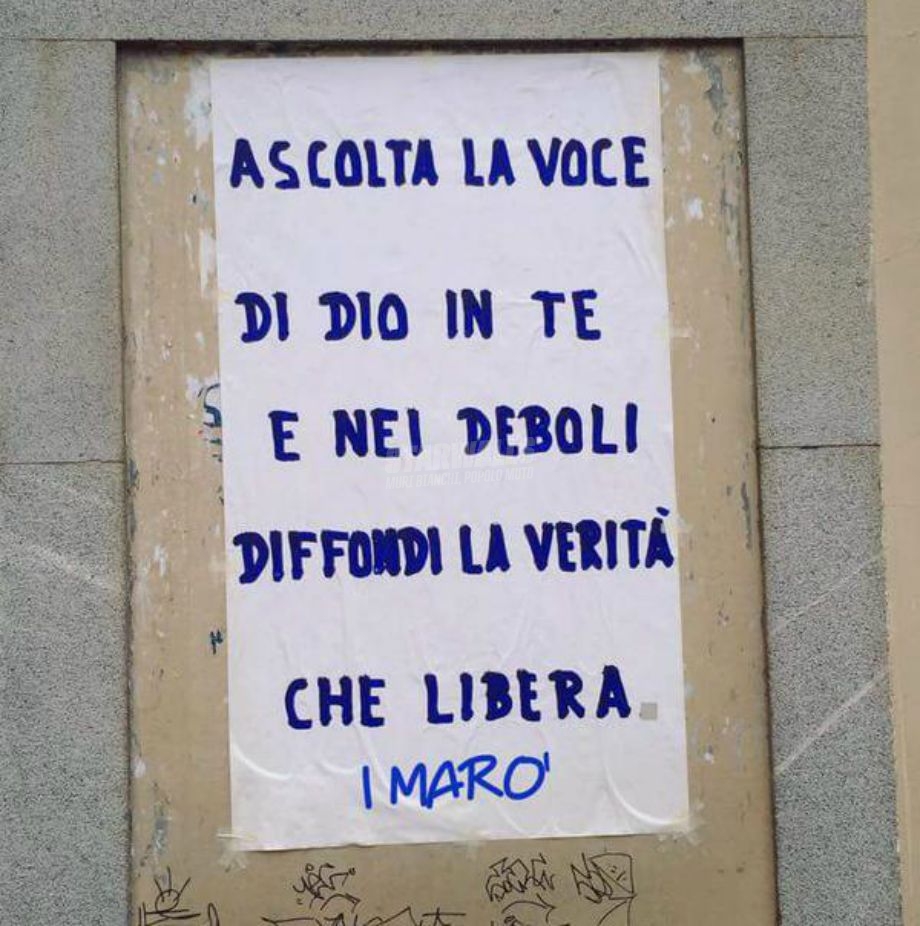 Scritte sui Muri All'improvviso