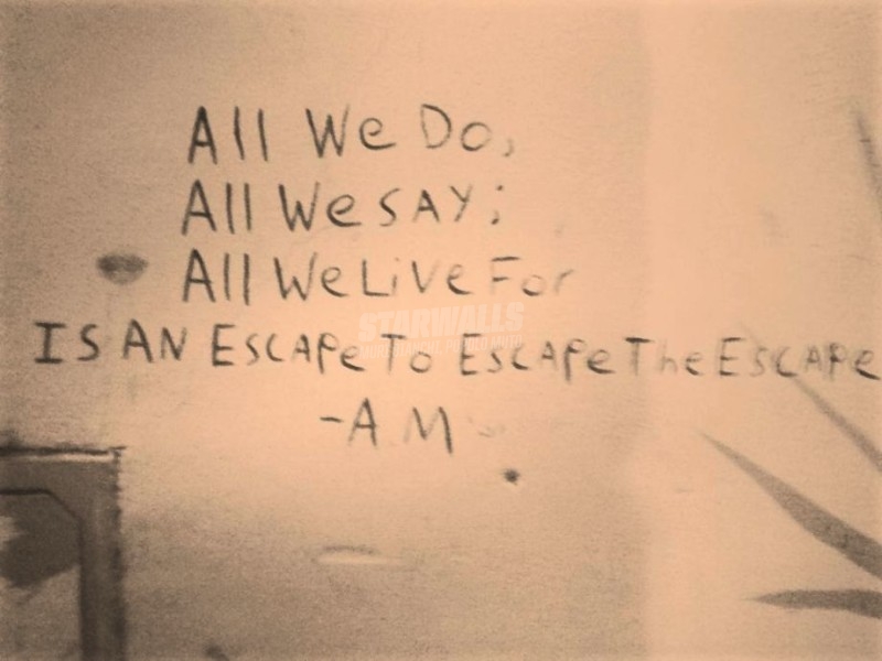 Scritte sui Muri Fuga