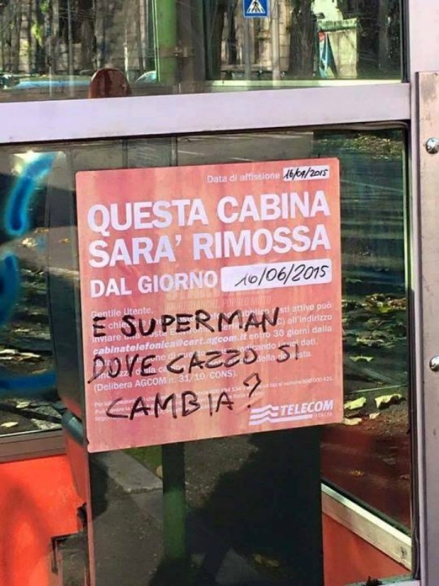 Scritte sui Muri Sfrattato?