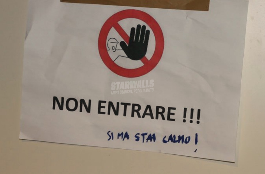 Scritte sui Muri Stai tranquillo