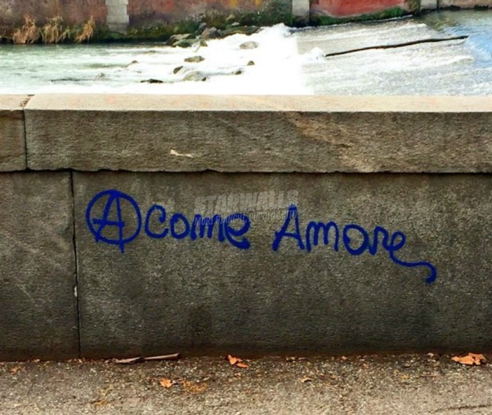 Scritte sui Muri Torino romantico-insurrezionalista