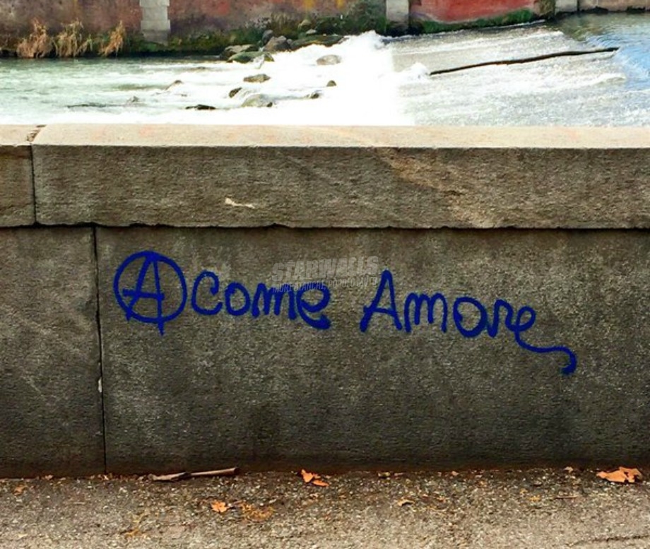 Scritte sui Muri Torino romantico-insurrezionalista