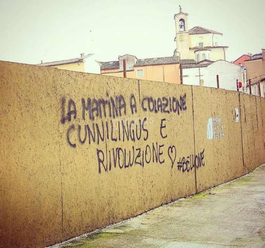 Scritte sui Muri Introito energetico