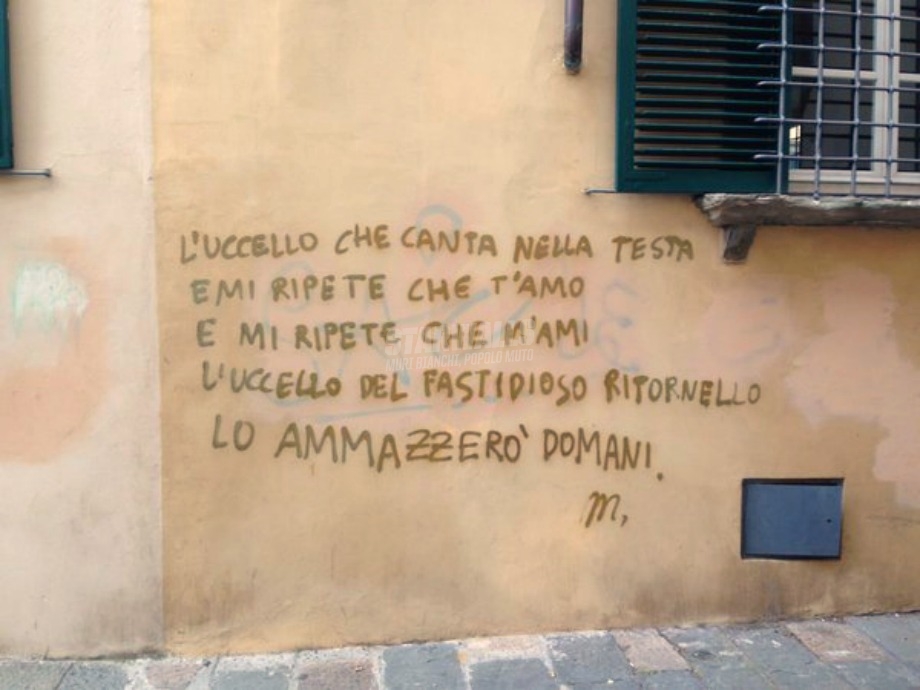 Scritte sui Muri Regolamento di conti