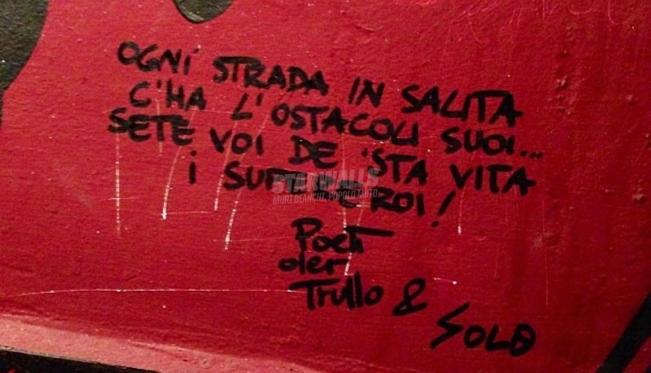 Scritte sui Muri Street poetry