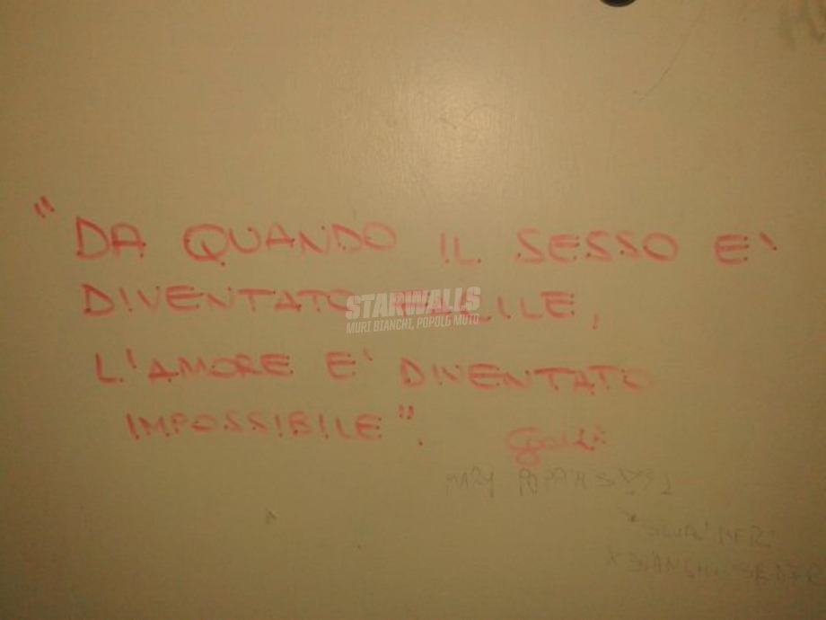 Scritte sui Muri Tempi moderni