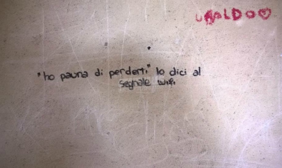 Scritte sui Muri Ti sento distante