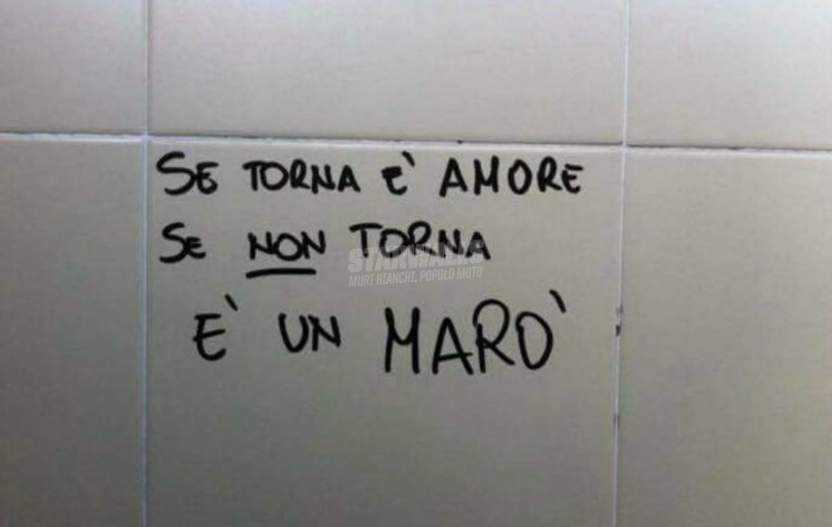 Scritte sui Muri Torna o non torna?