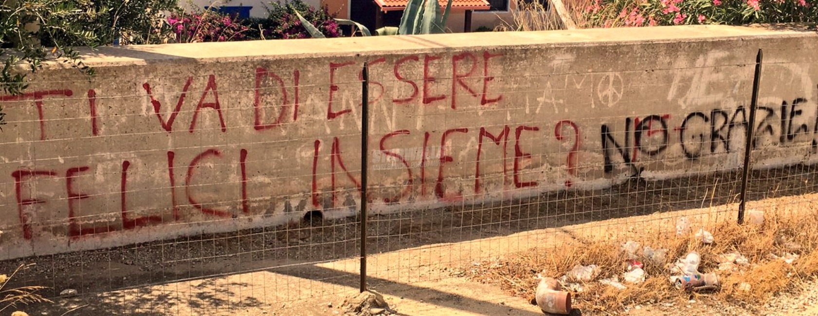 Scritte sui Muri Amori infranti