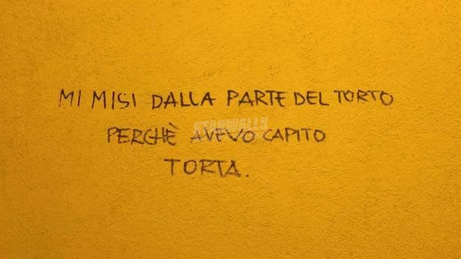 Scritte sui Muri Tu da che parte stai?