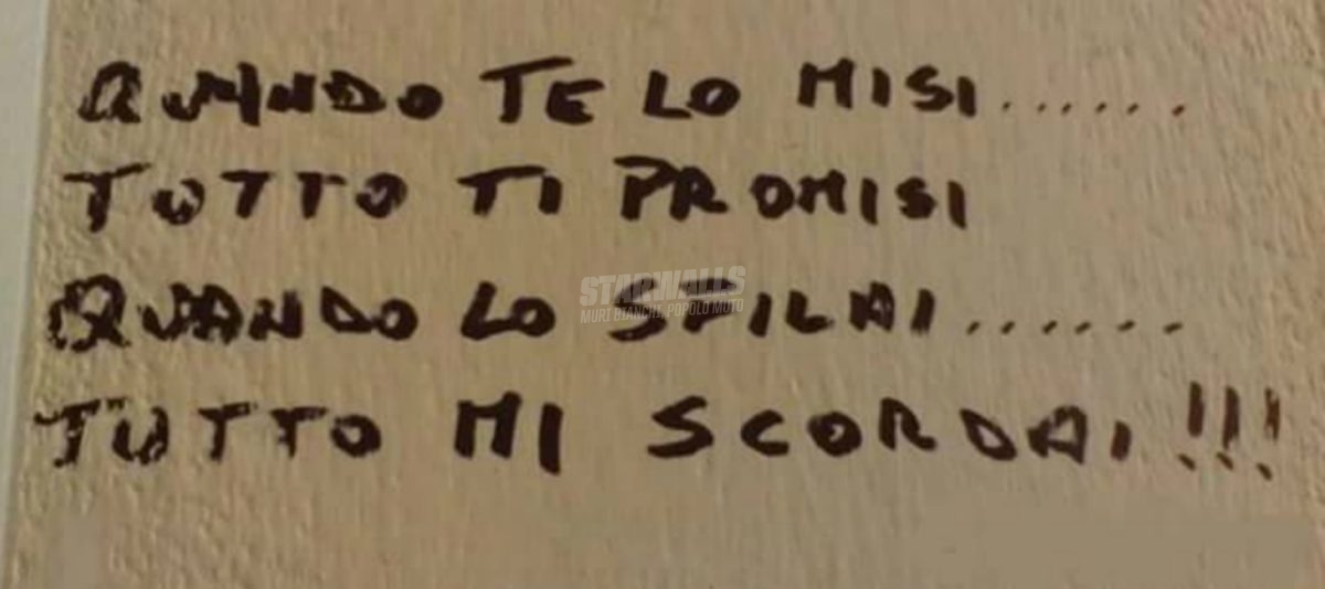 Scritte sui Muri Amnesia