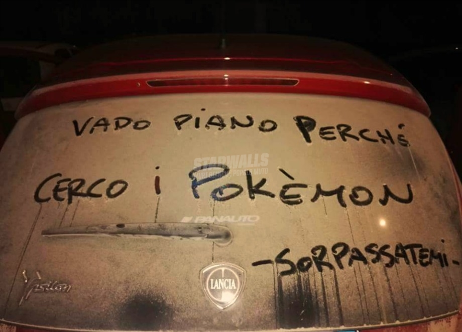 Scritte sui Muri Questa cosa dei Pokemon vi sta sfuggendo di mano