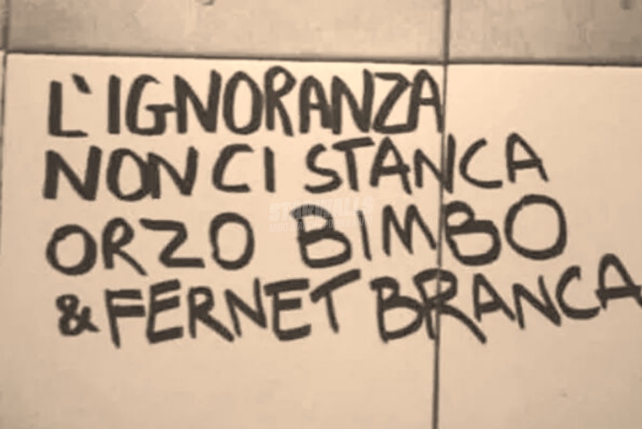 Scritte sui Muri Vale proprio tutto