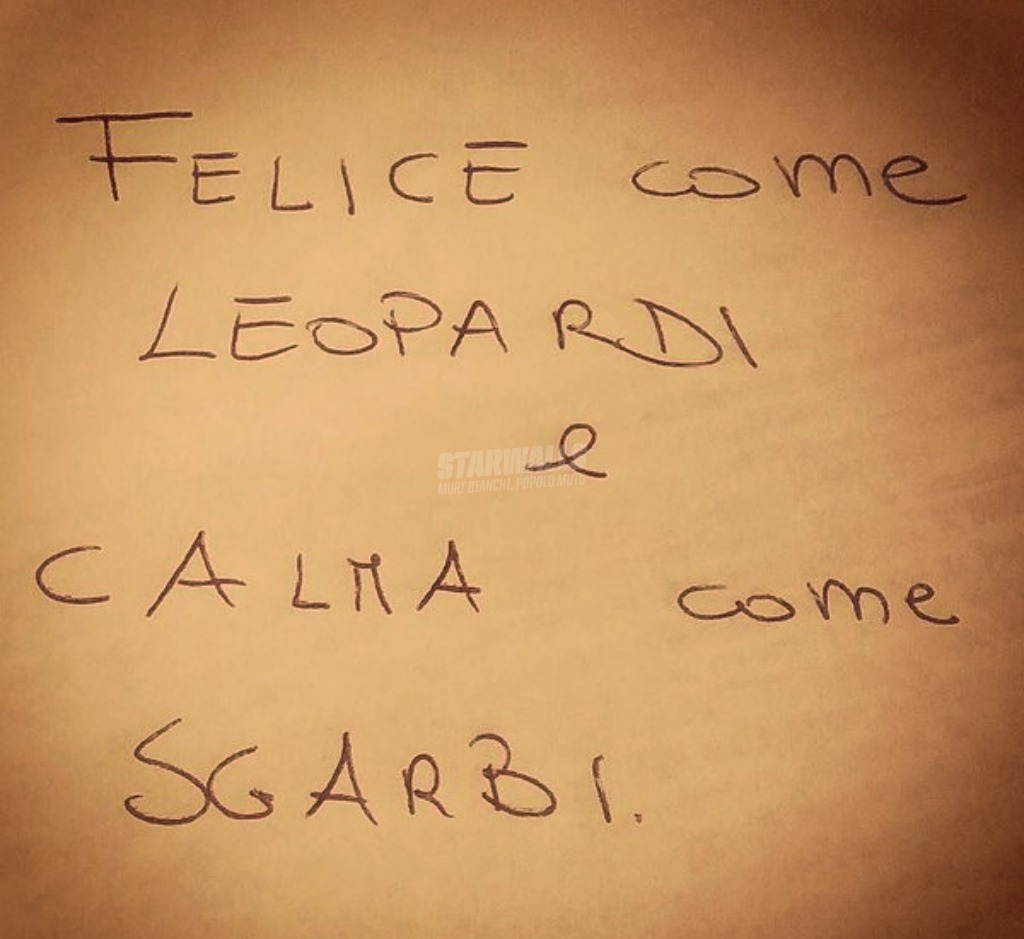 Scritte sui Muri Messa bene