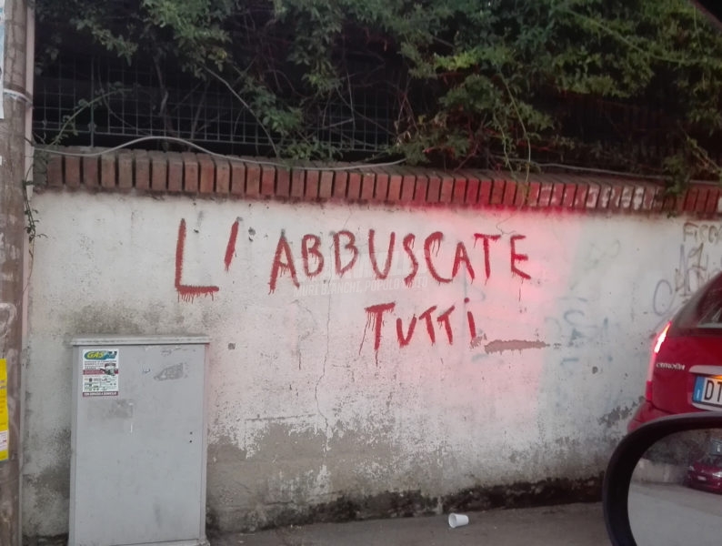 Scritte sui Muri Alla collettività