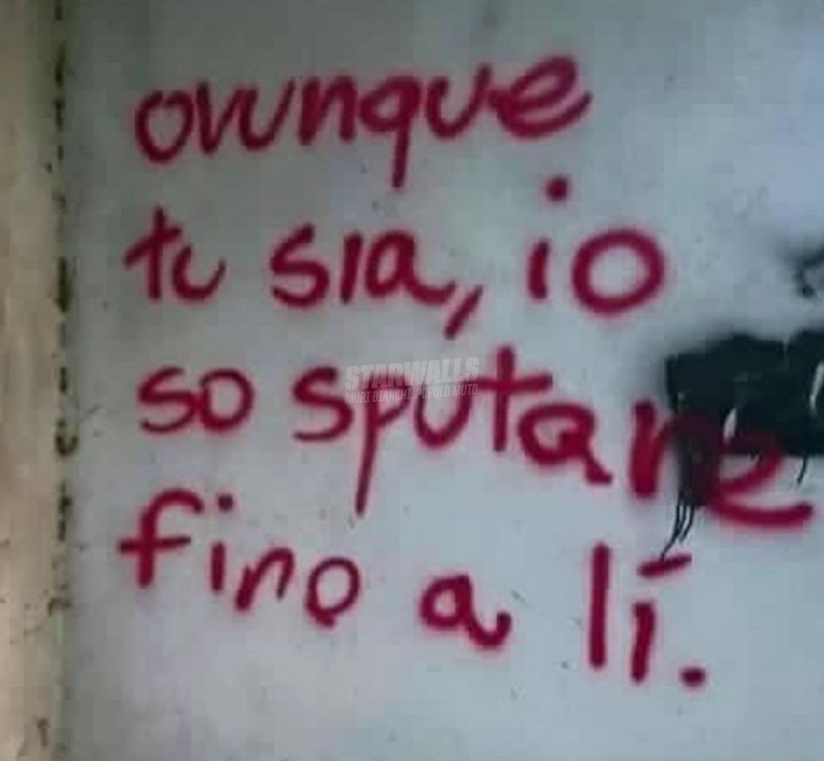 Scritte sui Muri Non mi scappi