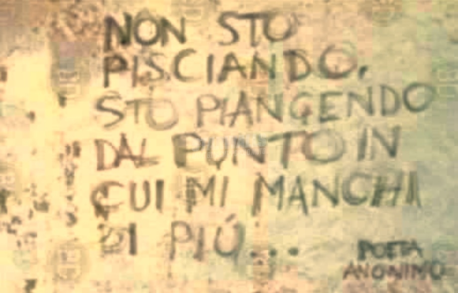 Scritte sui Muri Il poeta sei tu che leggi