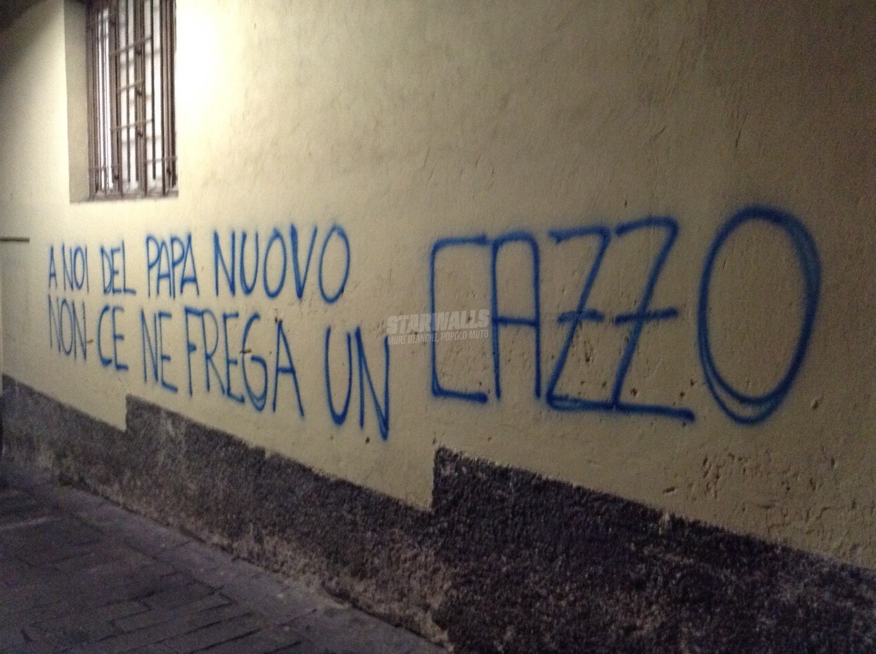 Scritte sui Muri Religiosamente disinteressati